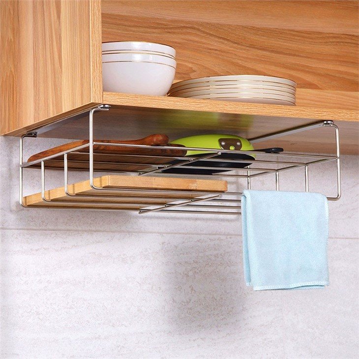 cutting board storage shelf rack